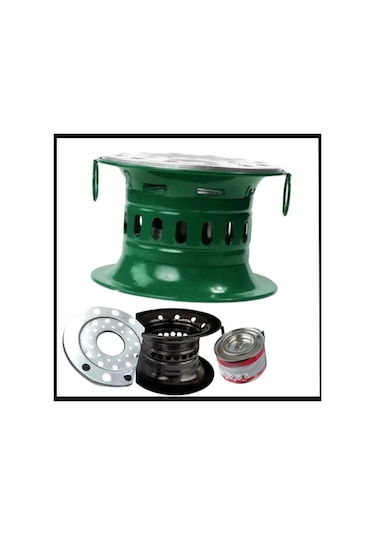 Yeşil- Jel Yakıtlı Osmanlı Ocağı-kykt.204 Çok Renkli