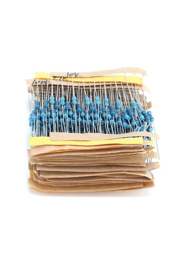 Novahub Jms 300 Adet Dirençler 30 Değer 1/4w Metal Film Direnç Kiti Elektronik Bileşenler