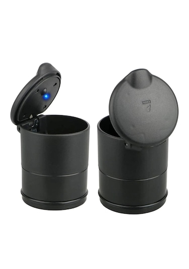 Microcase Oto Araç İçi Led Işıklı Kapaklı Küllük - Al4879