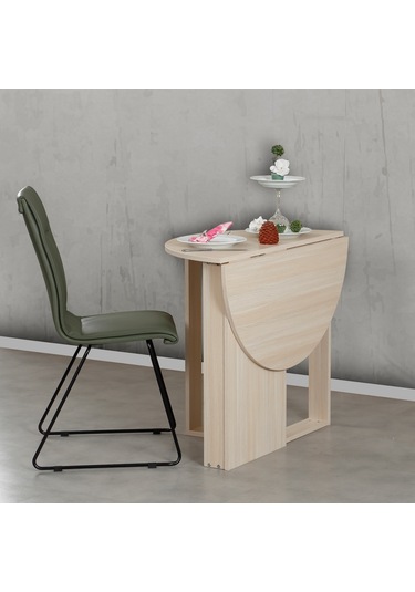 Pasifichome Middle Açılır Kapanır Mutfak Masası Meşe / Yuvarlak Yemek Masası
