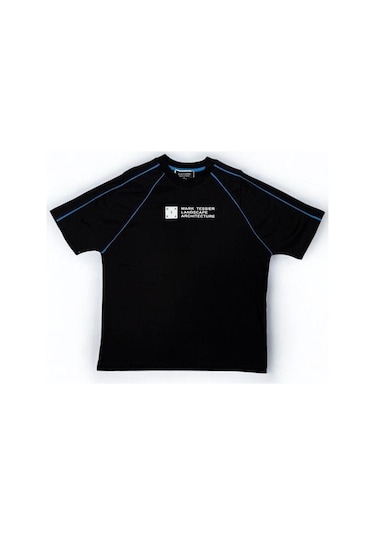 Marions Çocuk Mark Yazılı Oversize Tasarım T-shirt-15956 SIYAH