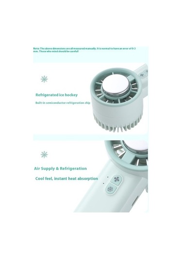 Soğutma Küçük Fan Uzun Ömürlü Mini El Fanı 5929 Camgöbeği