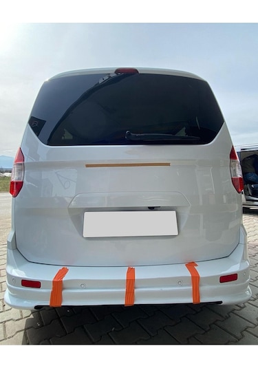Ford Tourneo Courier 2014-2023 Boyasız Mat Siyah Arka Ek Plastik