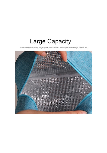 Padalink Gri Isı Ve Soğuk Saklama Çanta - Öğrenci Öğle Yemeği Çantası, Piknik Ve Bento İçin Oxford Kumaşlı Termal Çanta Gri