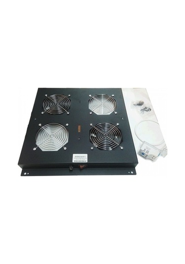 AGER Dikili Tip 2li Termostatlı Siyah Fan Mo  ülü VG-F2T-A-S1