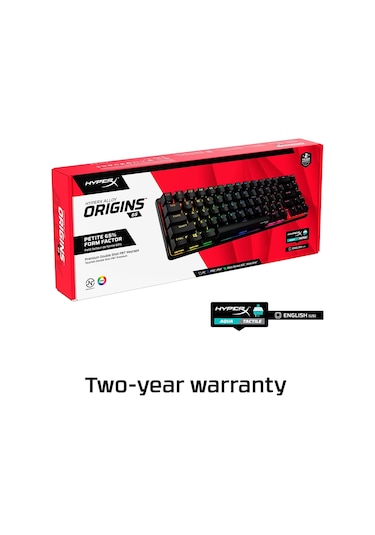 HyperX Alloy Origins 65 Aqua PBT Switch Mekanik US Oyuncu Klavye