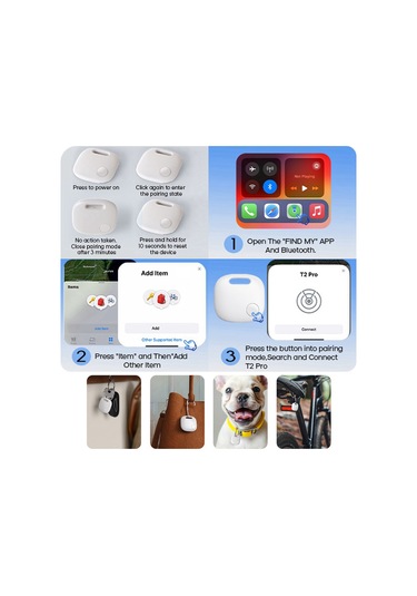 Anjiexun Kablosuz Akıllı Kayıp Alarmı Önleyici Anahtar Bulucu Cüzdan Bulucu