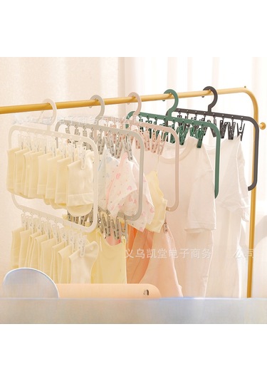 Kırmızı Fasulye Ezmesi Tozu 16 Klipsli Çorap Klipsi, Çok İşlevli Saklama Renkli