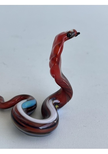 El Yapımı Murano Cam Yılan Biblo A74-02