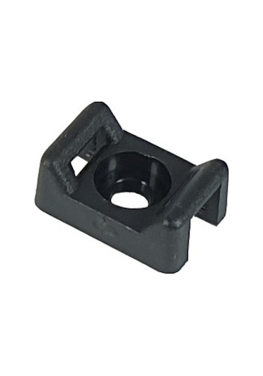 Vidalı Kroşe - 16 x 10 x Ø5mm - Siyah - 25 Adet