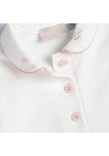 Chicco İşlemeli Polo Gömlek 09100187000000 000030 Beyaz