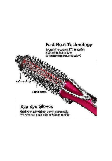 Mini Elektrikli Bukle Fırçası, İyonik Teknoloji En Iyi Kalite Diğer