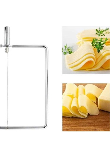 Createtech Paslanmaz Çelik Peynir Dilimleyici - Pratik Sabun Kesici Paslanmaz Çelik