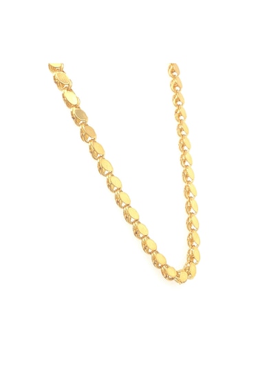 Zümrüt Sarraf 14 Ayar Altın Pullu Zincir Erkek Kolye