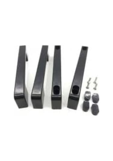 Yapı Cam Duşakabin Kare Kulp 140mm 150mm Veya 160 Mm 2 Kapaklık Siyah