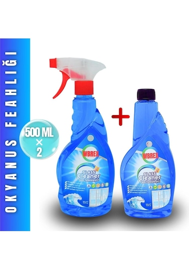 Wbrex Okyanus Kokulu Cam Temizleyici 2 x 500 ML