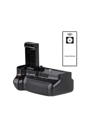 Canon Eos 100D- Rebel Sl1- için Ayex Battery Grip + Ir Kumanda