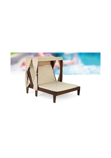 Vendy Çocuk Şezlong - Ladin Ahşap Bahçe Balkon Şezlongu