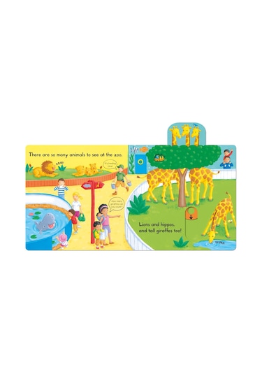 Busy Zoo: A Push, Pull, Slide Book