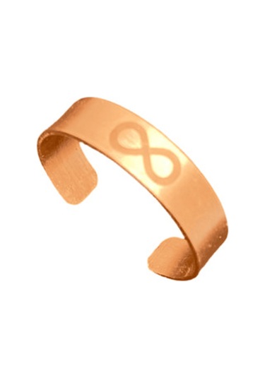 Sonsuzluk Sembol Ayarlanabilir Manşet Tasarım Bakır Yüzük Minimal Ve Anlamlı Hediye Bakır