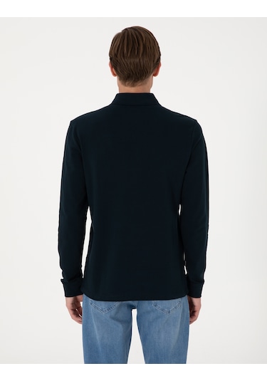 Pierre Cardin Erkek Lacivert Sweatshirt 50314048-vr033 Lacivert