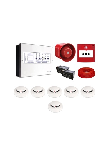 Mavigard Maxlogic 6 Lı Konvansiyonel Yangın Alarm Seti 100 Metre Kablo Dahil
