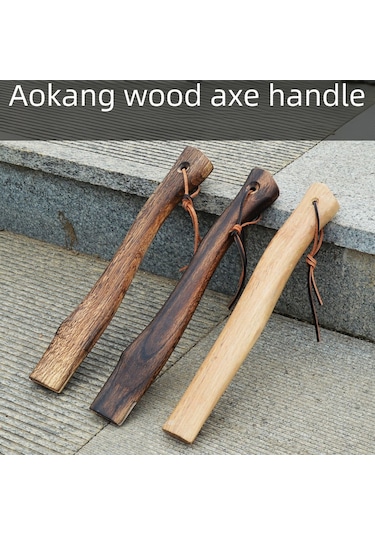 Monyee 33 Cm Deri İpli Mini Bıçak Sapı - Dayanıklı Yeşil Meşe, Hassas Kullanım, Konforlu Tutuş, Taşınabilir, Ahşap İşleri İçin