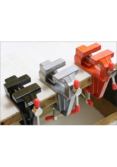 Alüminyum Miniatür Küçük Hobici Masa Kelepçesi Çok Fonksiyonlu Mini Araç