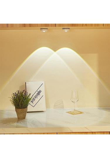 Beyaz Led Kablosuz Günbatımı Lambası Gece Işığı Projektör  Led Işıkları Çok Renkli