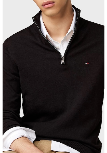 Tommy Hilfiger Erkek Kazak Mw0mw37331 Bds Siyah Siyah