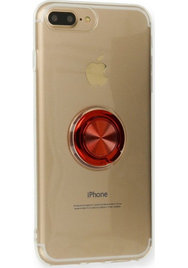 Fitcase Iphone 7 Plus / 8 Plus Kilif Gross Ring Seffaf Arka Kapak 514447573