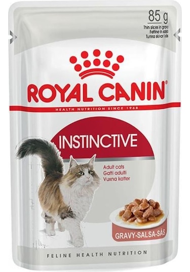 Royal Canin Instinctive Gravy Pouch Yetişkin Kedi Yaş Maması 85 G