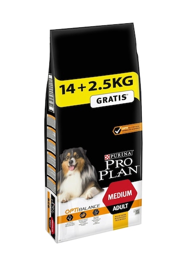Purina Pro Plan Medium Tavuklu Yetişkin Köpek Maması 16500 G