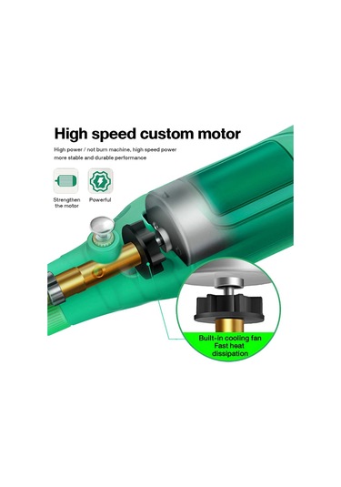 Matkap Cilalama Gravür Kalem Öğütücü Elektrikli Döner Alet Abd Fişi