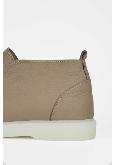 Tamer Tanca Kadın Hakiki Deri Bej Casual Bot 902 2850 Bn Bot Sk23/24 Vızon Fltr Vizon