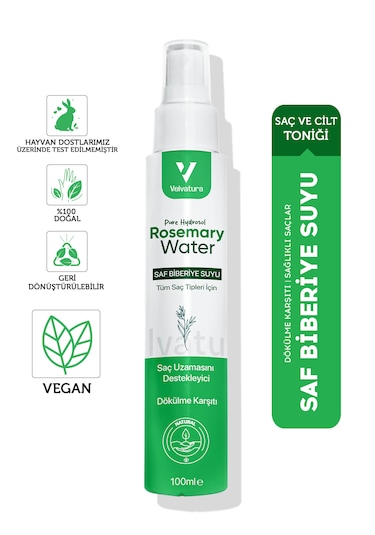 Velvatura Dökülme Karşıtı Biberiye Suyu 100 ML