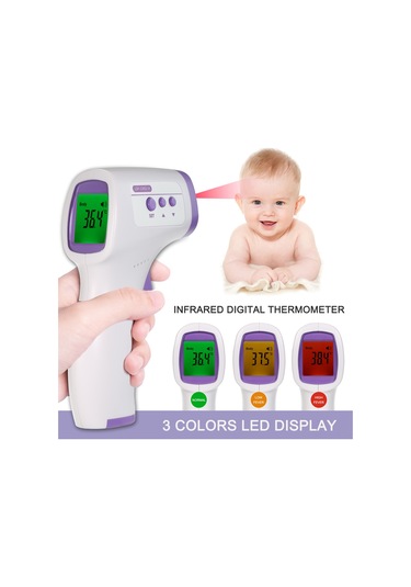 Ximistore9 Dijital Enfrared Önlüğü Sıcaklık Ölçer - Bebek, Çocuk, Yetişkin Uyumlu, Nesne Ve Kişi Ölçümü, Fda/ce Onaylı İngilizce Paket, Pil Yok