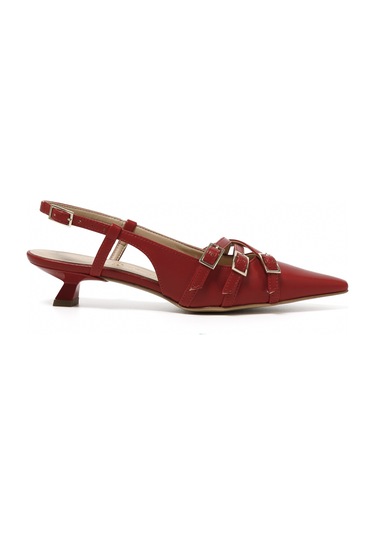 Topuklu/ Stiletto Kadın 1971010 Nacree Capra Rosso Rosso Bordo