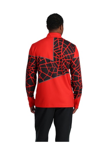 Spyder Spyder Vital 12 Zip Erkek Kırmızı İçlik Üst 22417