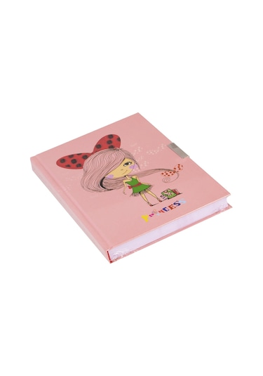 Bayındır BHE0470 0139 Prenses Hatıra Defter Kilitli 14 x 20 128 Yaprak