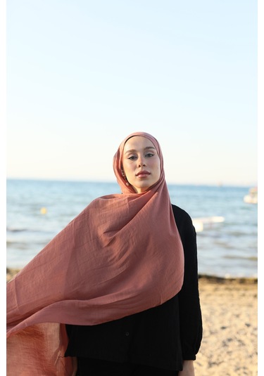Moda Kaşmir Neo Pamuk Şal Serisi Marsala
