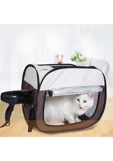 Homyl Kediler Köpekler Kurutma Kafesi Seyahat Taşıyıcı Pet L