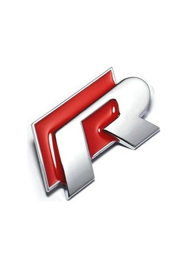 R civatalı ön panjur logosu-kırmızı / YACI155