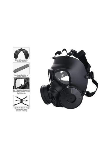 Trendooze Airsoft M04 Koruyucu Tam, Cs Cosplay Kostüm İçin Kullanılır