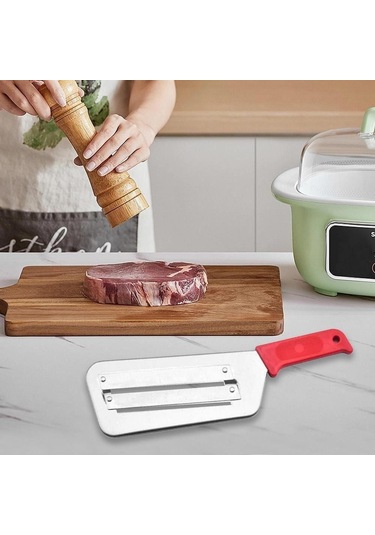 Çift Katmanlı Sebze Rendesi Rahat Sap Dilimleme Aletleri Pratik Rende Dilimleyici Yeşil