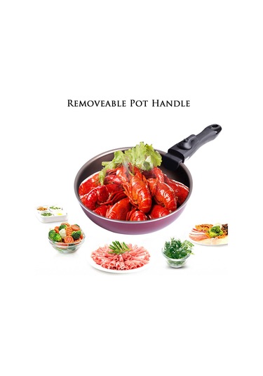 Suofeng Yanmaz Tutacak - Çıkarılabilir Tencere Kıskacı İle Güvenli Taşıma Siyah