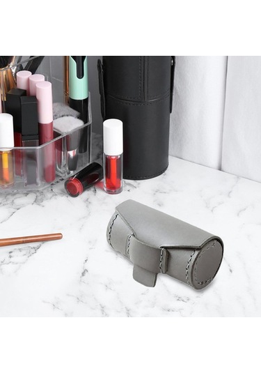 Suntek Pu Mini Ruj Çantası Aşınmaya Dayanıklı 8x4cm Toz