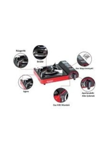 Orcamp Tekli Portatif Kamp Ocak Gaz Stop Emniyetli Çok Renkli