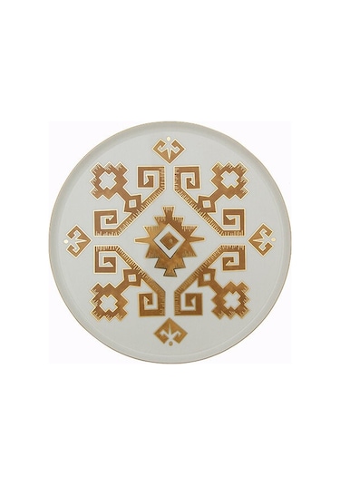 Porland Arabesque Desen Düz Tabak 18cm 04alm005989