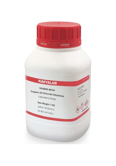 Kimyalab Bakır Klorür Copper II Chloride Dihydrate 1 KG